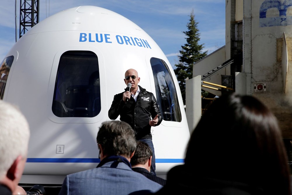 Dünyanın en zengin insanı Jeff Bezos'un uzay yolculuğu başladı - 6
