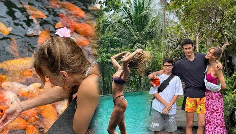Çağla Şıkel'den renkli Bali kareleri