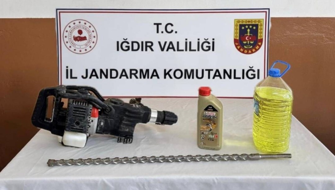 İzinsiz kazı operasyonu: Beş gözaltı