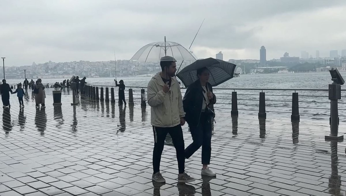 İstanbul'da sağanak yağış pazar günü de etkili olacak