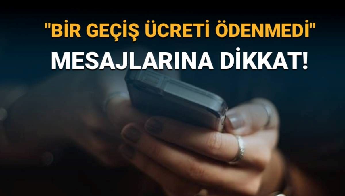 Bir geçiş ücreti ödenmedi