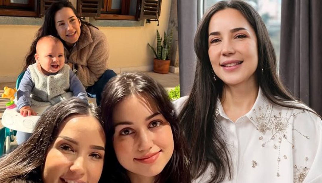 İpek Açar'dan kızı Aslı Gönül ve oğlu Ömer ile yeni kare