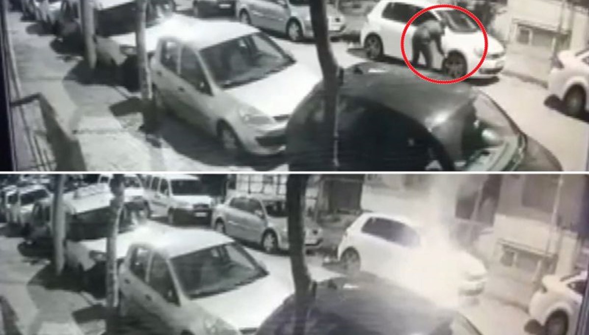 Okey masasında tartıştığı kişi otomobilini kundakladı Okey masasında tartıştığı kişi otomobilini kundakladı