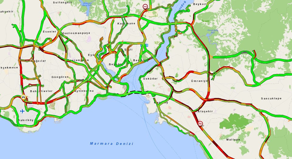 İstanbul trafiğinde son durum (02 Mart 2021) - 1