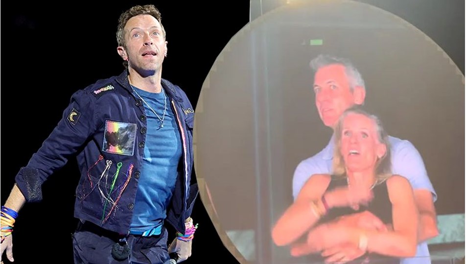 Coldplay konserine damga vuran an: Yasak aşk ortaya çıktı