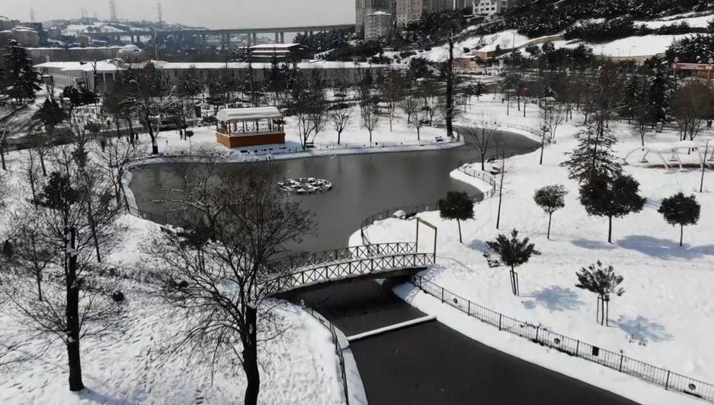 İstanbul'dan kartpostallık kar manzaraları - 36