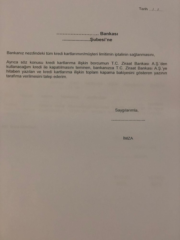 kredi karti borcu kapatmak isteyenler