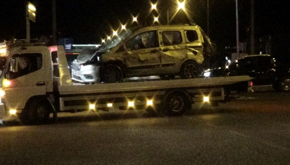 Kars'ta zincirleme kaza: Dört yaralı