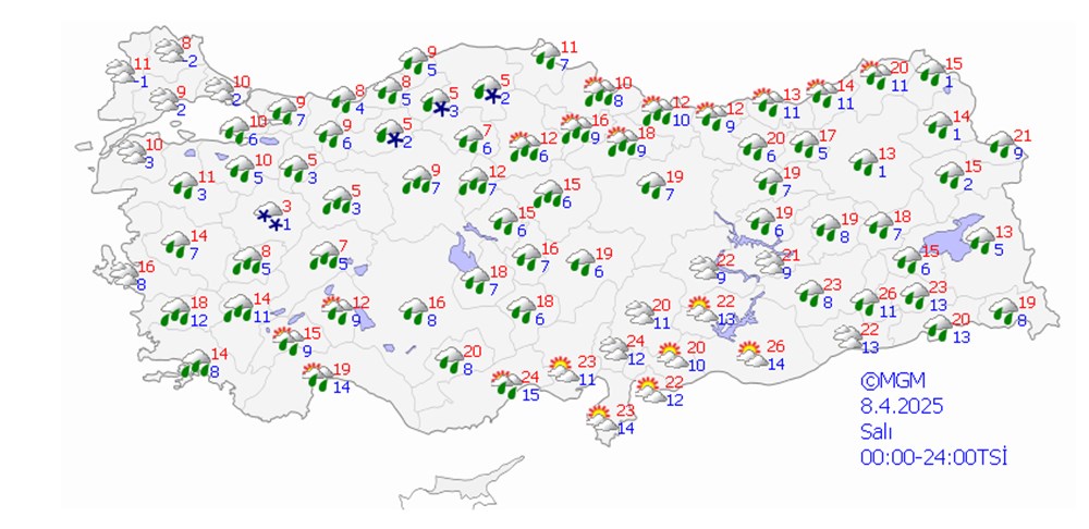 Sağanak Alarmı: Hava Durumu Bu Hafta Kışa Dönüyor! 80