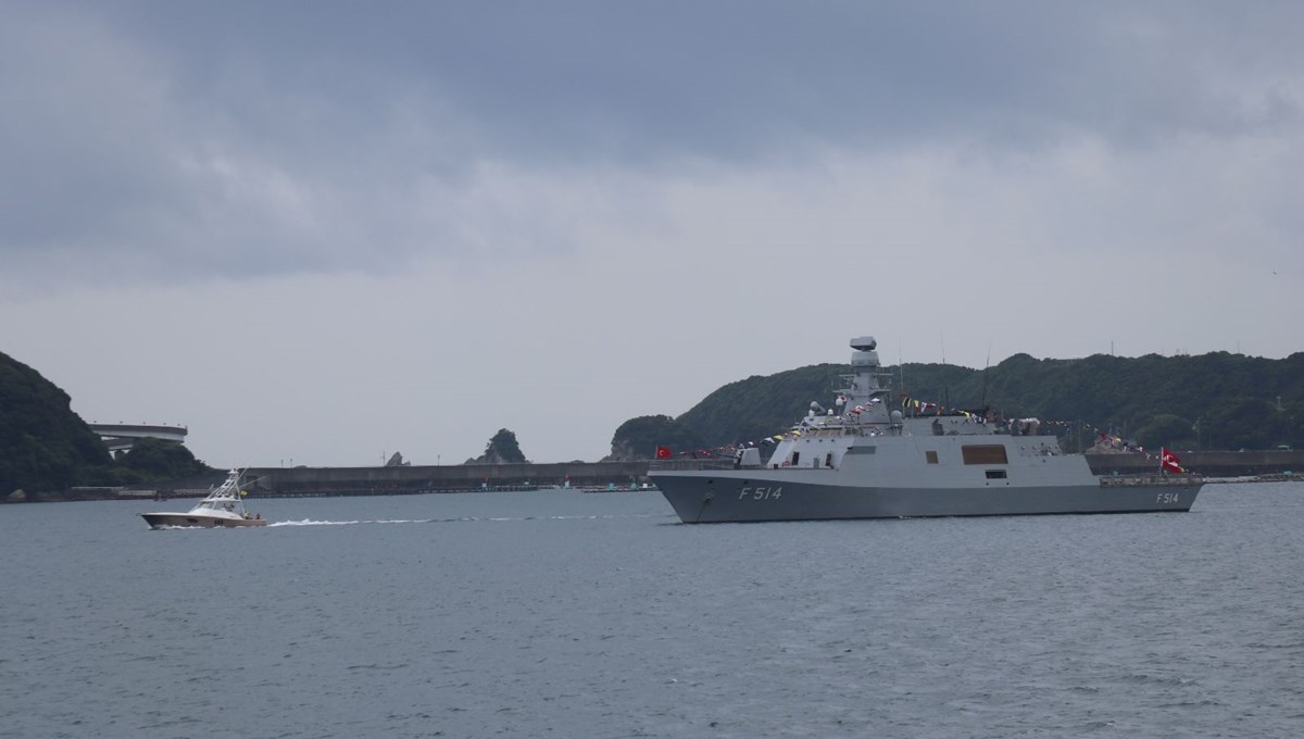 TCG Kınalıada Korveti, Japonya'ya ulaştı TCG Kınalıada Korveti, Japonya'ya ulaştı