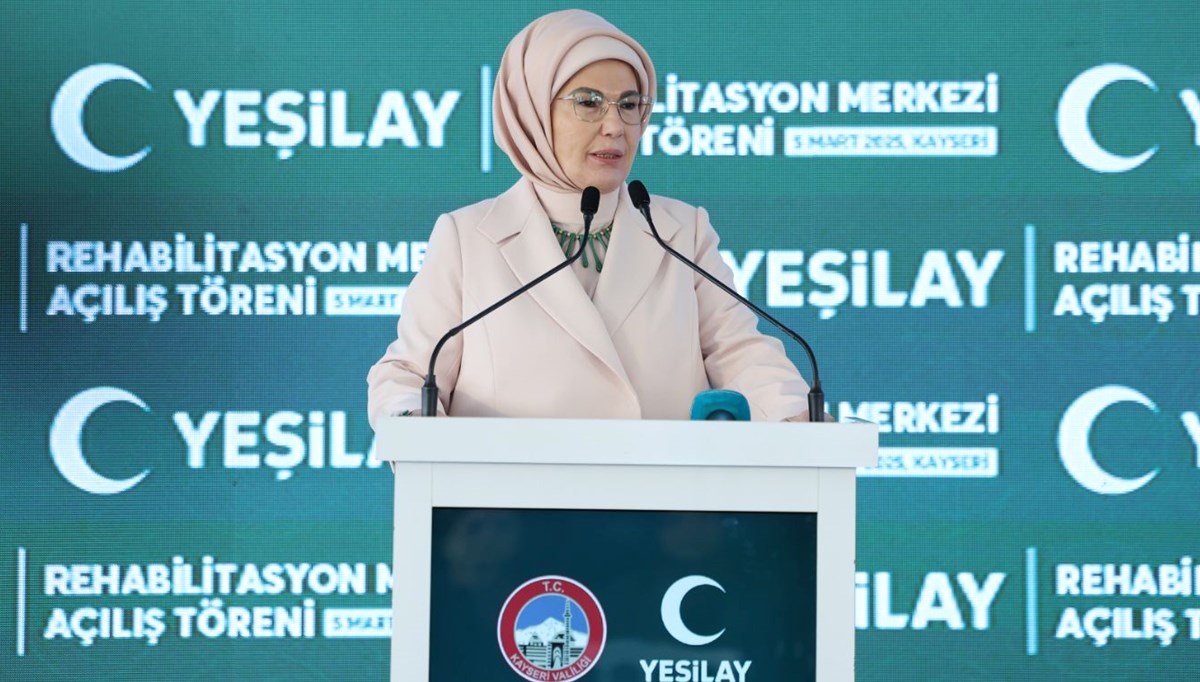 Emine Erdoğan'dan bağımlılıkla mücadele mesajı