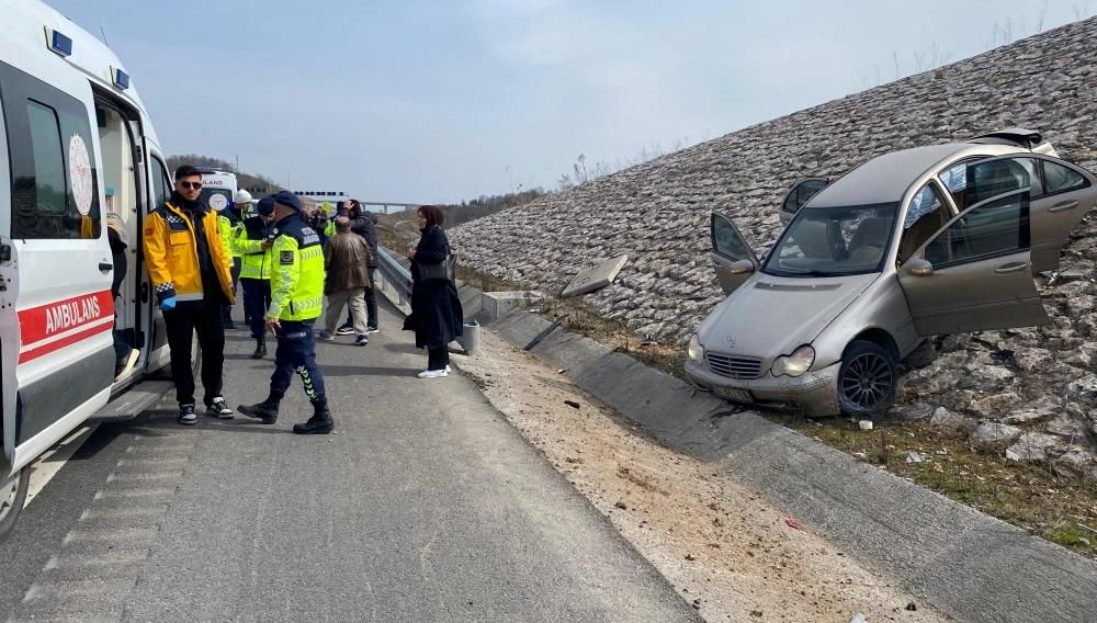 Kuzey Marmara Otoyolu'nda kaza