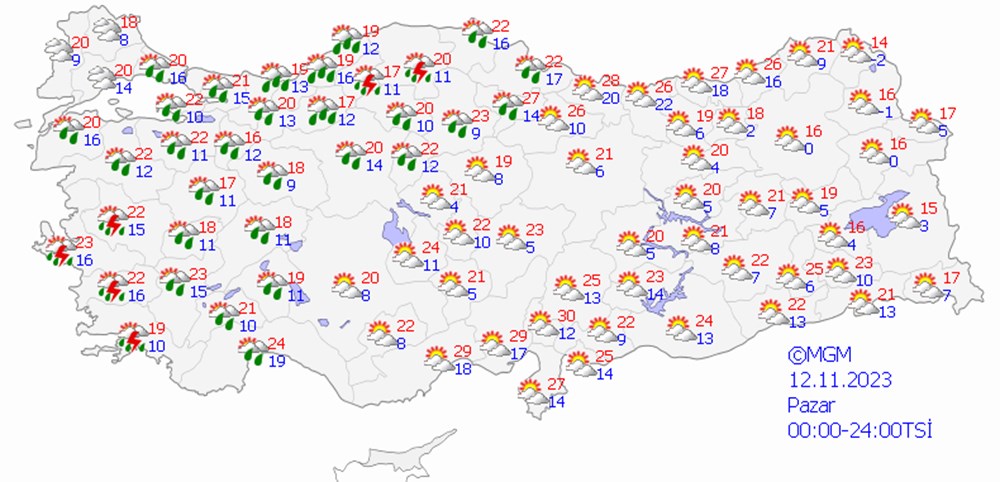 Önce yağmur sonra soğuk hava! Meteoroloji'den İstanbul, İzmir ve 11 il için uyarı - 10