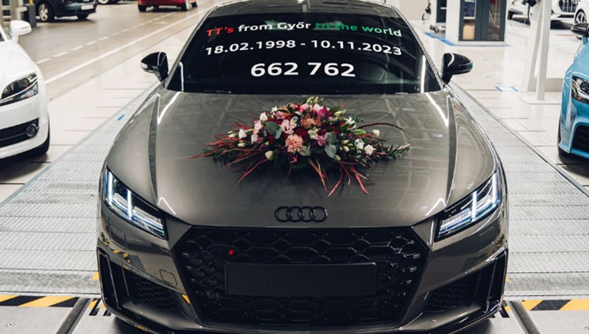 Bir efsane daha veda etti: Son Audi TT banttan indi Bir efsane daha veda etti: Son Audi TT banttan indi