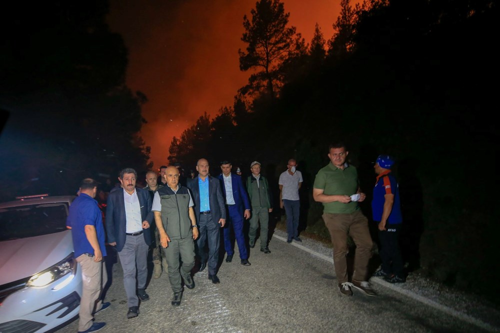 Marmaris'te orman yangını: Havadan müdahale yeniden başladı - 5