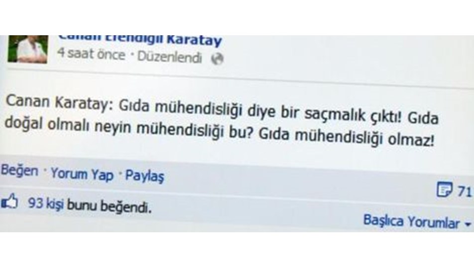 GMO'dan Canan Karatay açıklaması