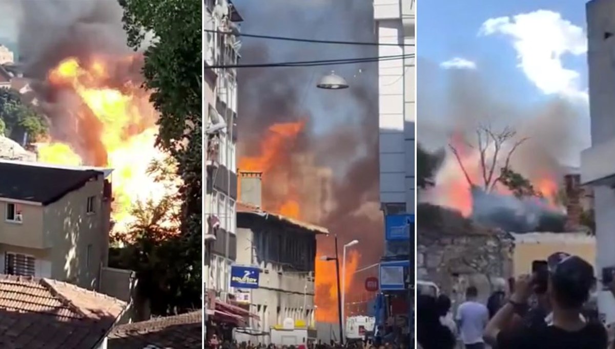 İstanbul'da emniyetin deposunda yangın