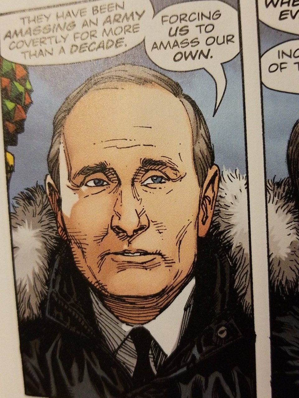 DC Comics Rusya'yı ABD'ye karşı savaş ilan ettirdi (Putin, Superman'e karşı) - 1
