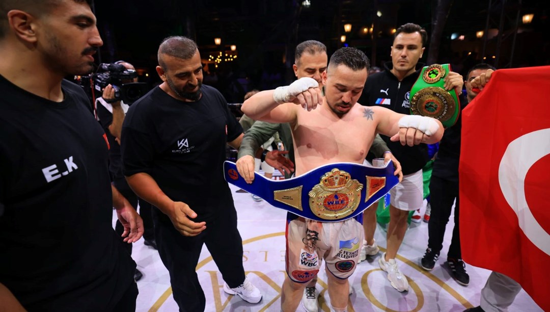 Kubilay Alcu boksta WBF kemerini de aldı