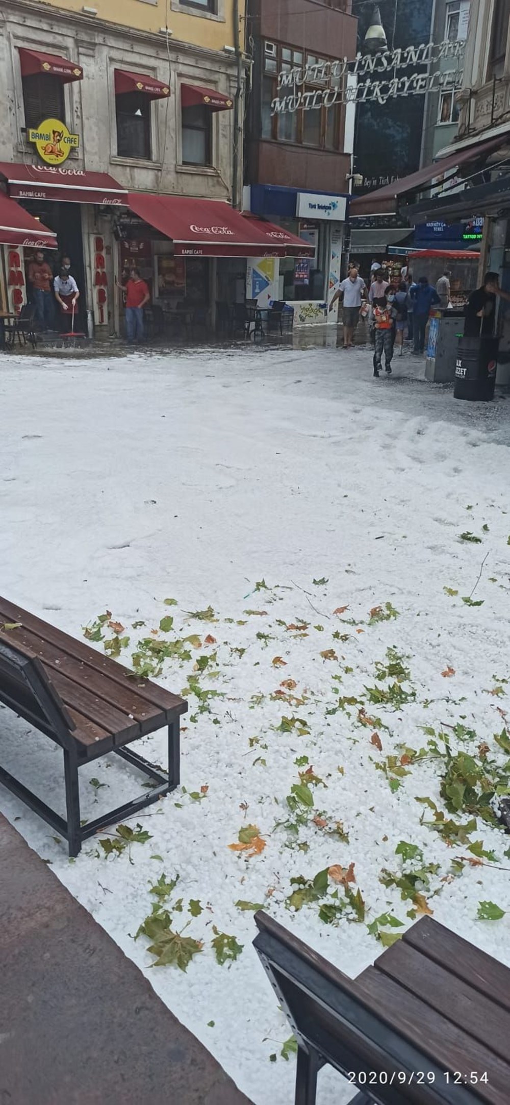 İstanbul'u sağanak ve dolu vurdu - 9