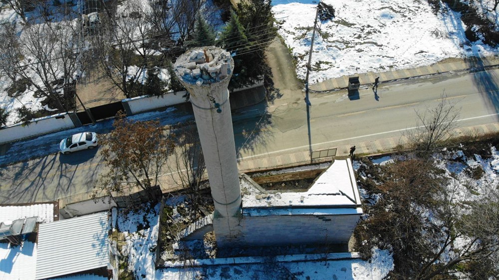 Depremler tarihi yapılara da büyük zarar verdi - 35