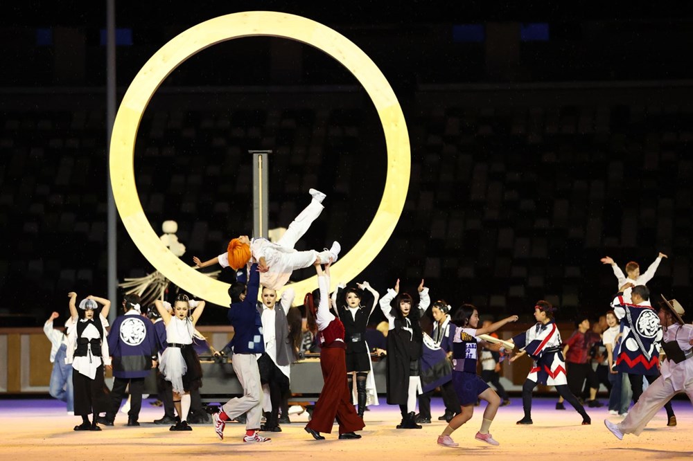 2020 Tokyo Olimpiyatları görkemli açılış töreniyle başladı - 52