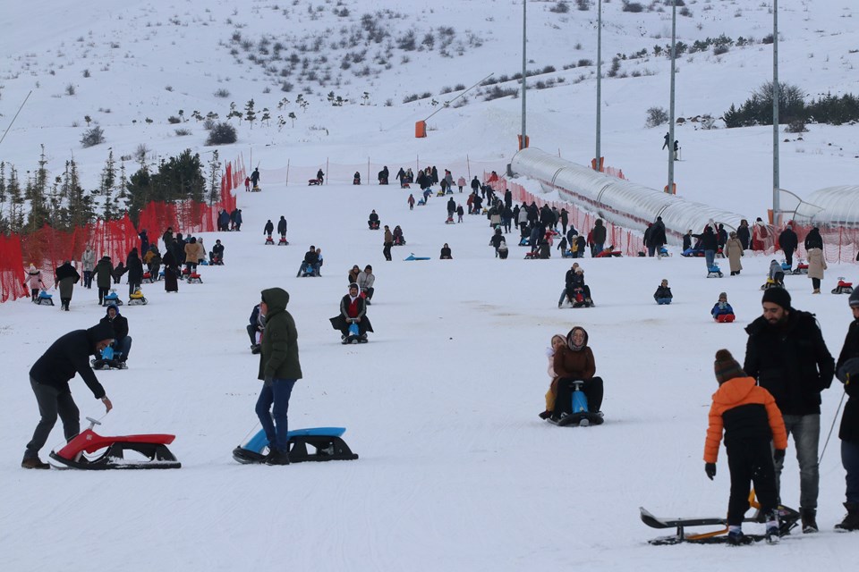 Yıldız Dağı'nda kayak sezonu açıldı - 1