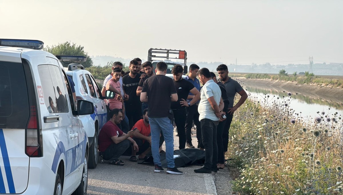 Sulama kanalında ölüm
