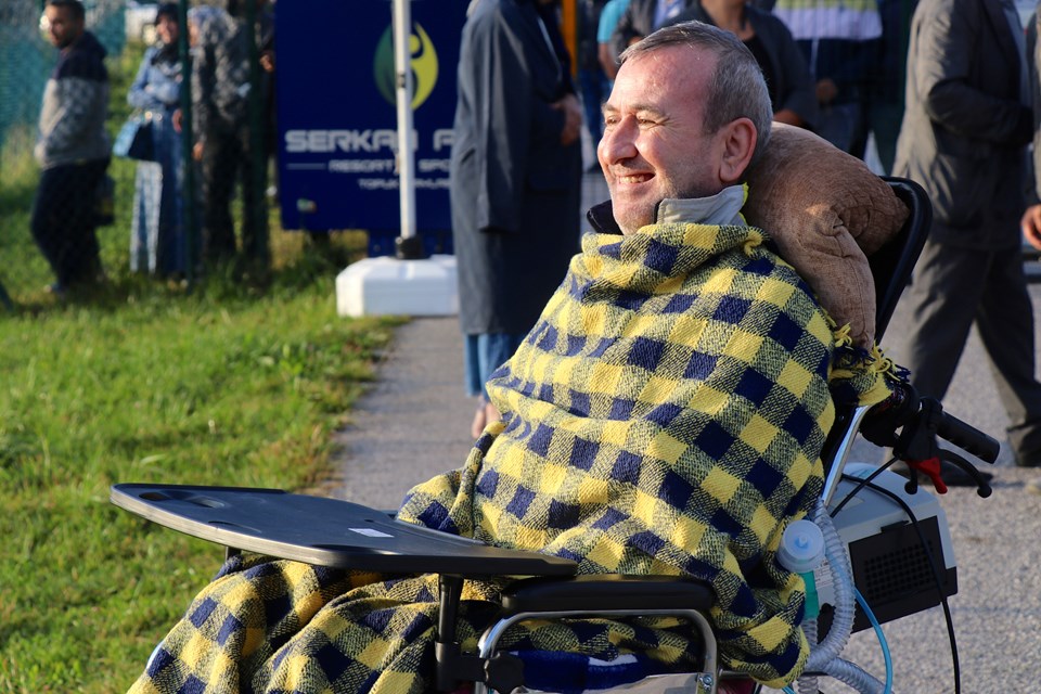 ALS hastasının 'Fenerbahçe aşkı' engel tanımadı - 1