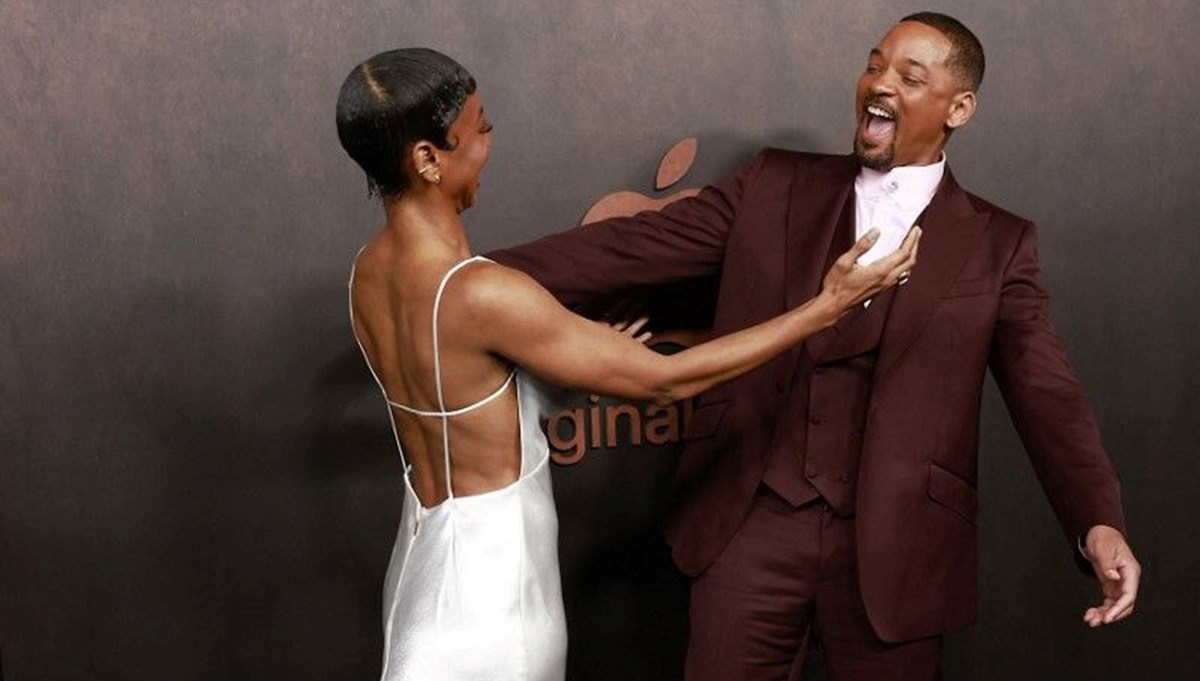 Will Smith Oscar tokadından sonra ilk kırmızı halısında