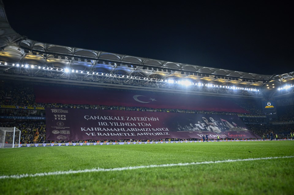 Fenerbahçe-Samsunspor maçında 18 Mart Çanakkale şehitleri anıldı - 1