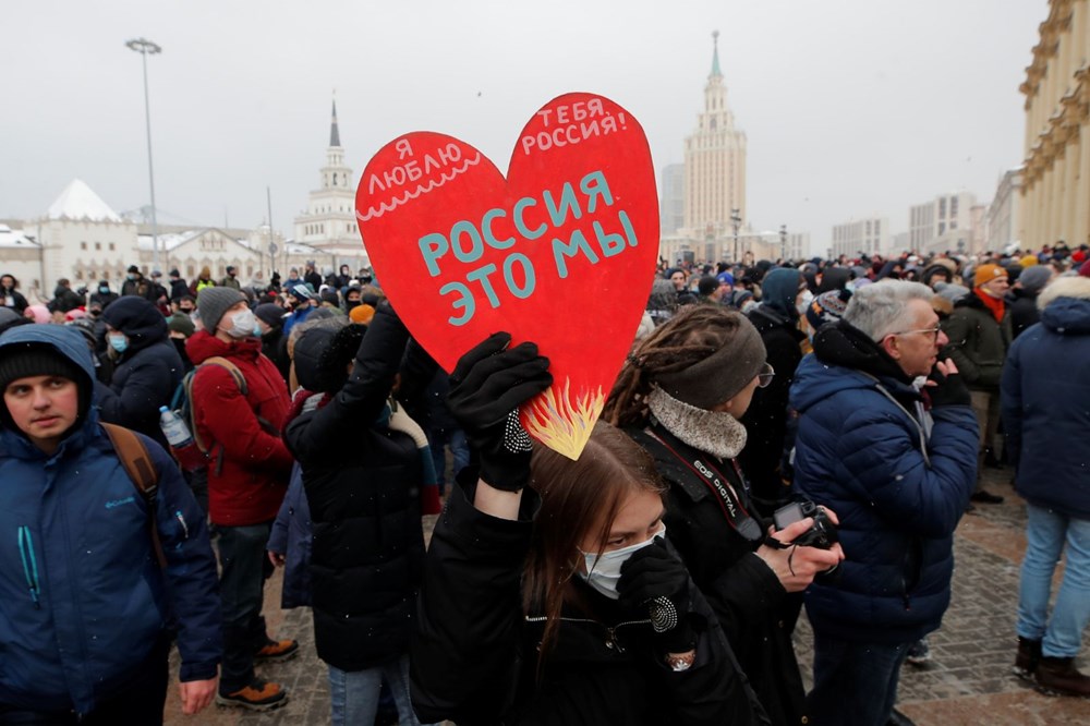 Rusya'da Navalnıy protestoları: Şehirler kapatıldı, binlerce kişi gözaltında - 11