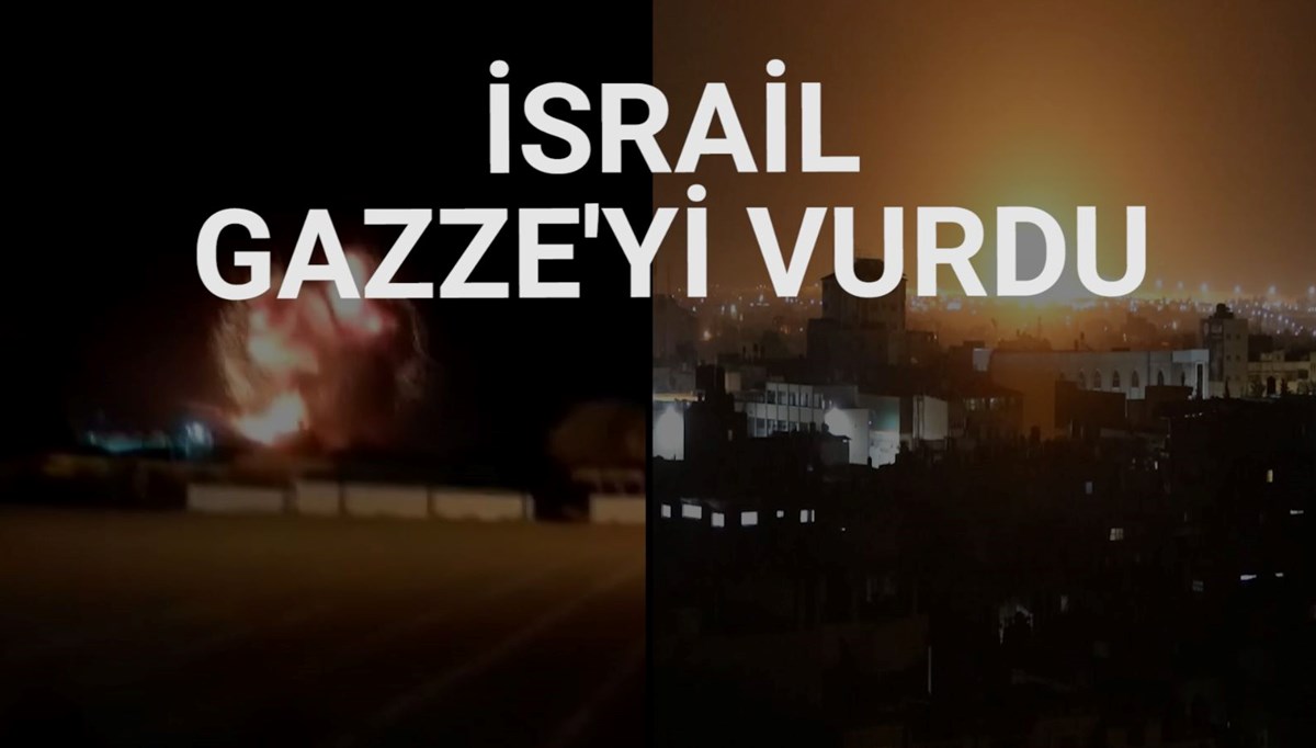 Hamas’a ait silah atölyesi ve tünel uçaklarla vuruldu