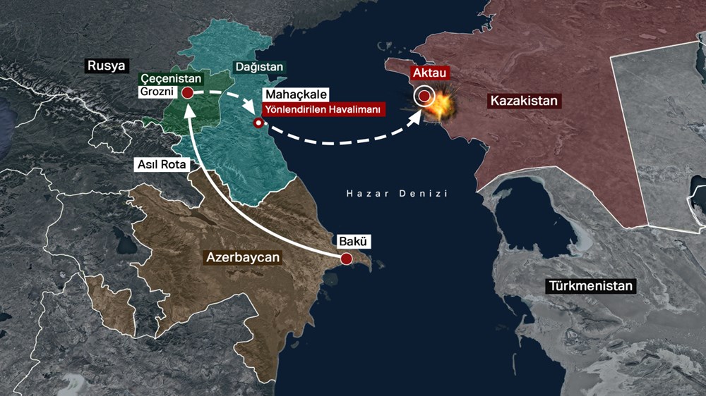 Kazakistan'da yolcu uçağı düştü: 28 kişi kurtuldu - 6