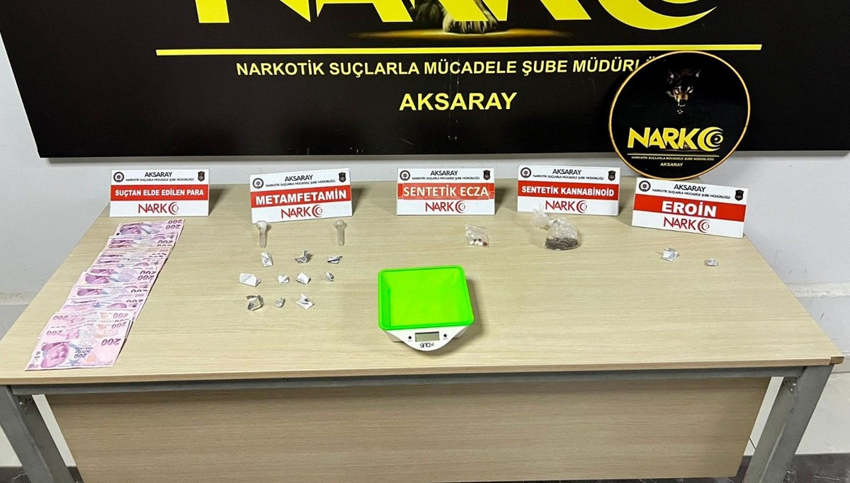 Aksaray'da uyuşturucu tacirlerine operasyon: 50 gözaltı