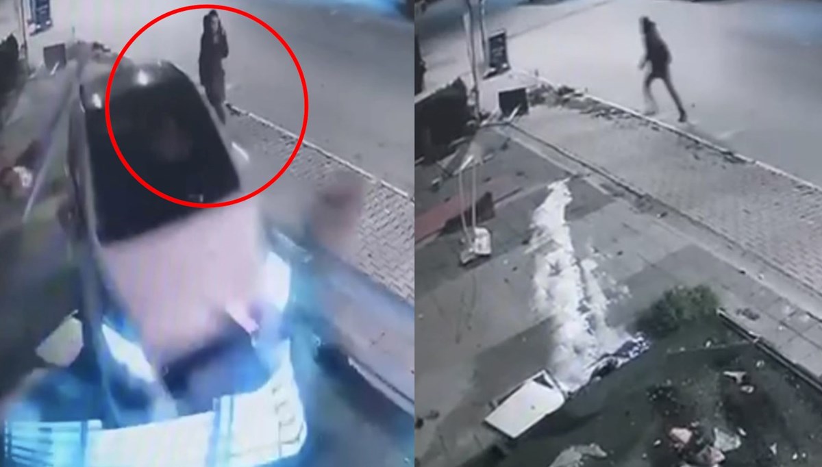 Sürücü fren yerine gaza bastı: Kaldırımdaki yaya ölümden döndü