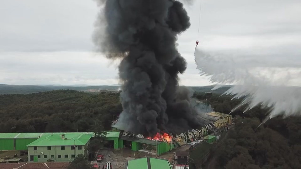 Şile'deki fabrika yangını kontrol altında - 1