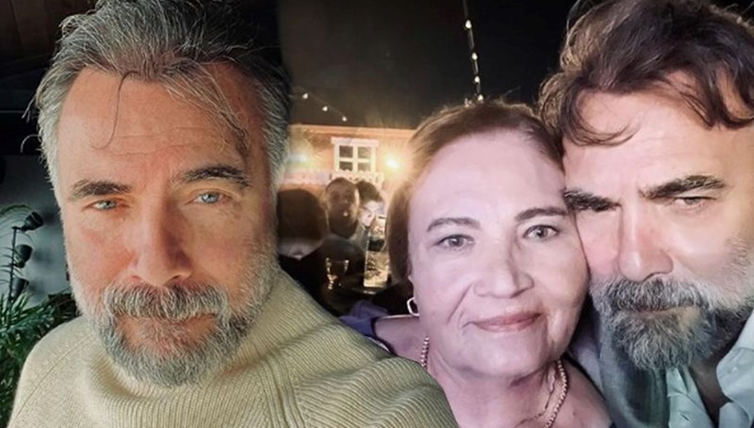 Oktay Kaynarca'dan anne-oğul pozu