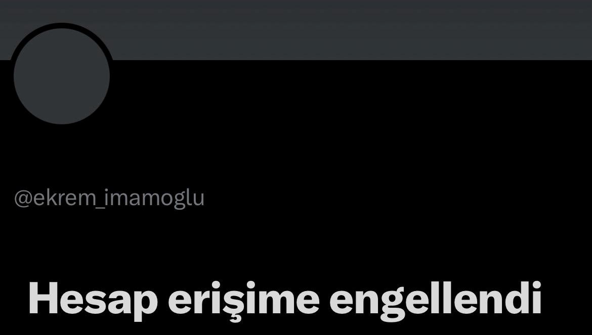 İmamoğlu'nun X hesabı kapatıldı