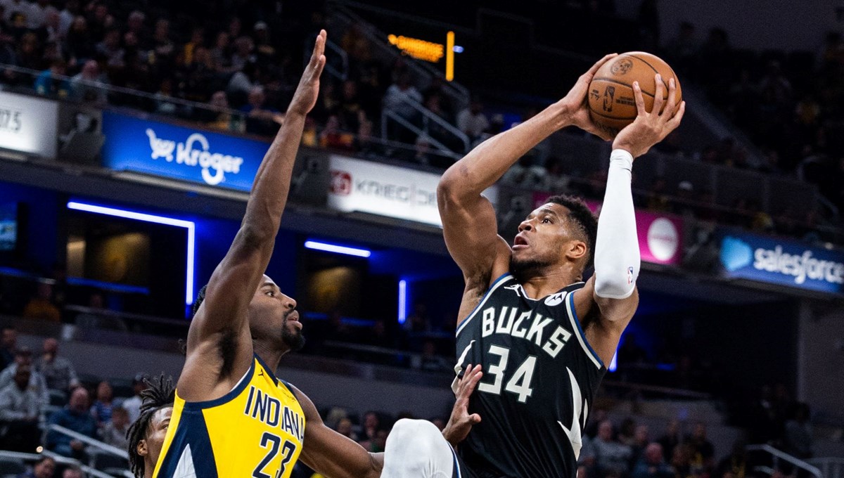 Antetokoumpo, Pacers'ı son saniyede yıktı