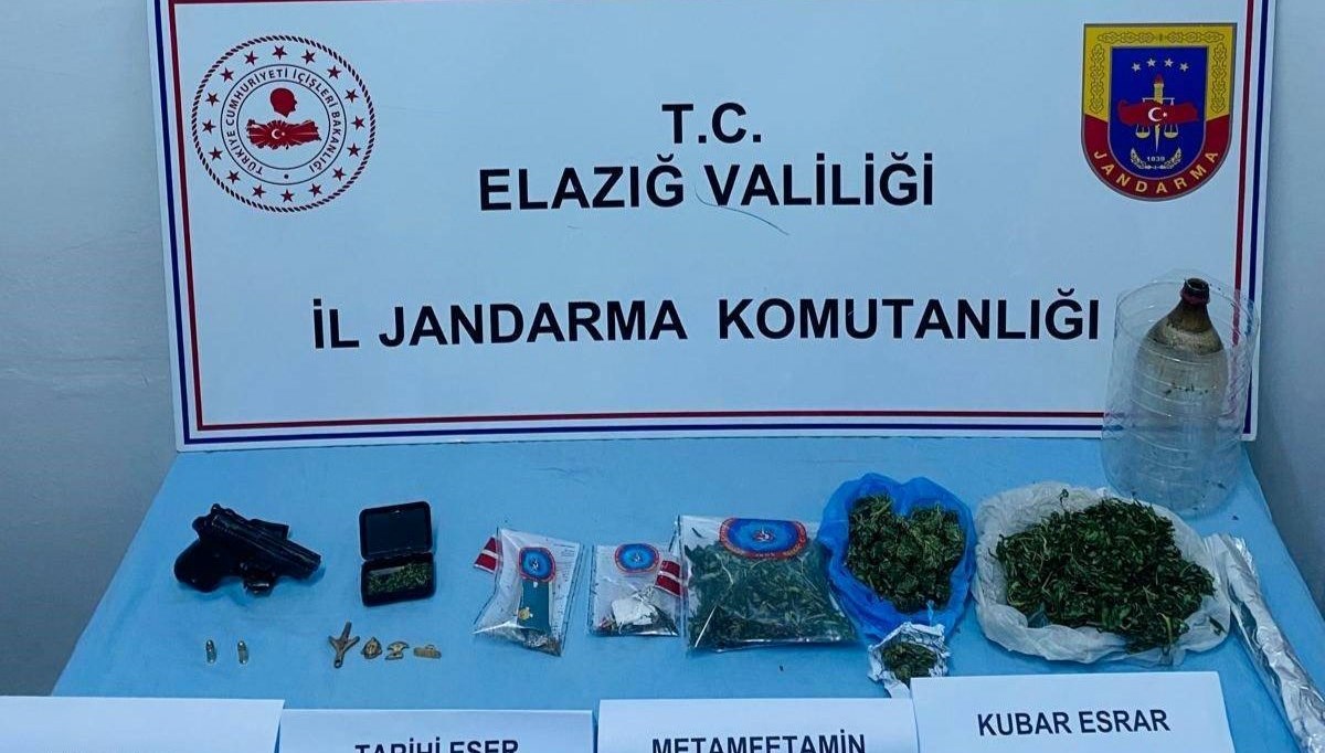 Elazığ'da uyuşturucuyla mücadele: 1 gözaltı