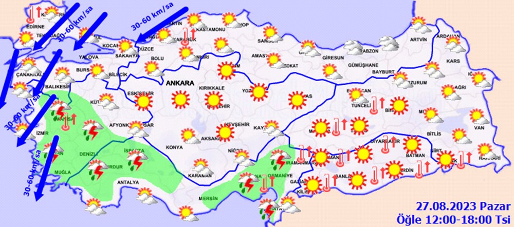 Kavurucu sıcaklara 3 günlük ara (Bu hafta hava nasıl olacak?) - 2