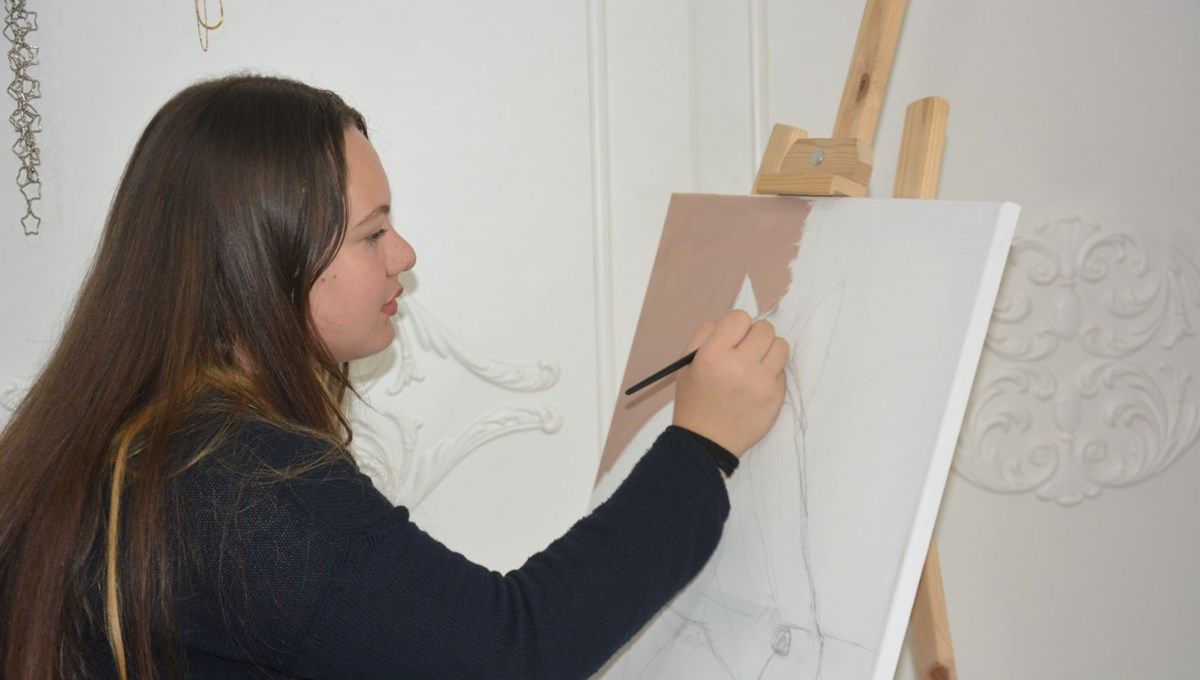 Doğadan aldığını ilhamı yansıtıyor: 13 yaşındaki genç yetenek