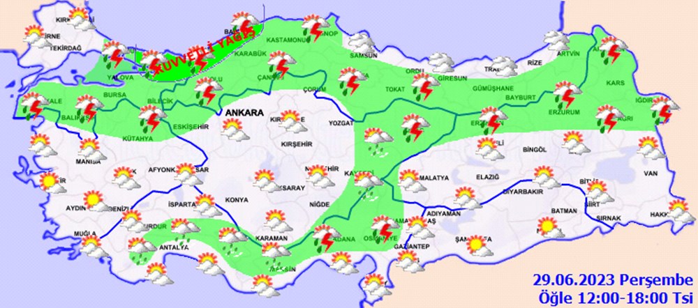 Meteorolojiden 8 il için sarı kodlu yağış uyarısı - 7