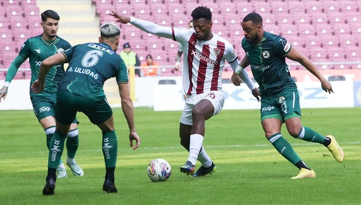 Hatay'da puanlar paylaşıldı: Atakaş Hatayspor 1 - Bitexen Giresunspor 1