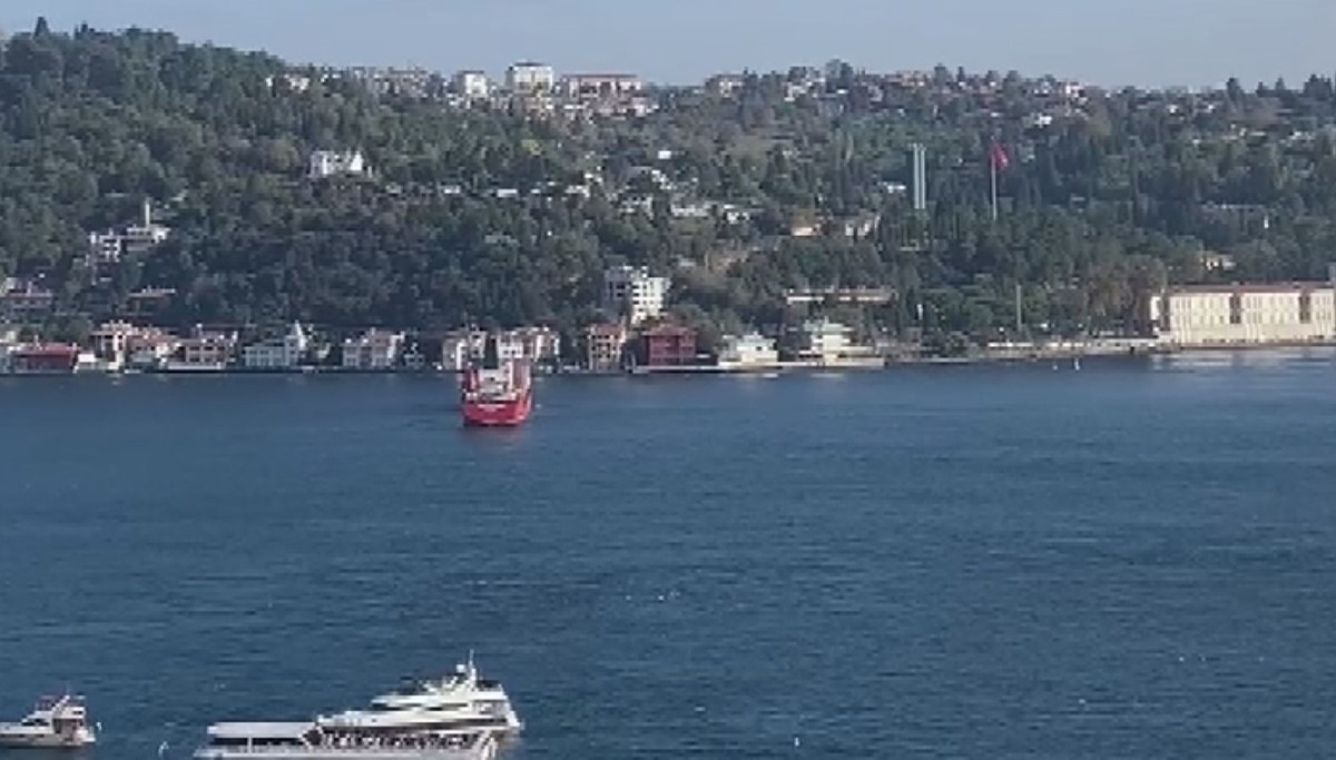 İstanbul Boğazı'nda gemi arızası