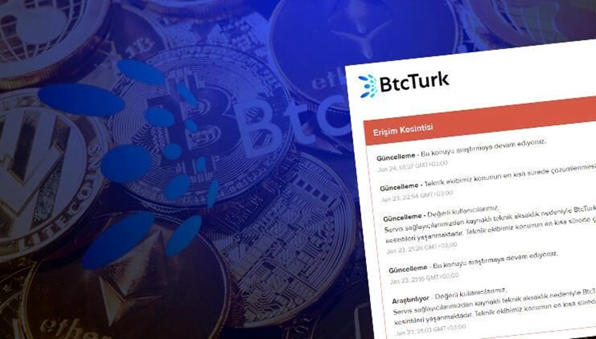 BtcTurk'te erişim sıkıntısı kısmen giderildi: Şirketten yeni açıklama geldi