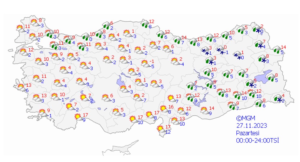 Hafta sonuna dikkat!: Fırtına ve kar geri dönüyor (Hafta sonu hava nasıl olacak?) - 18
