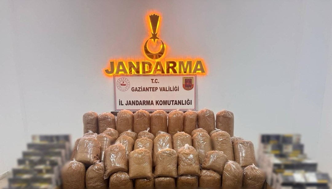 Gaziantep'te kaçak tütün operasyonu: 2 gözaltı