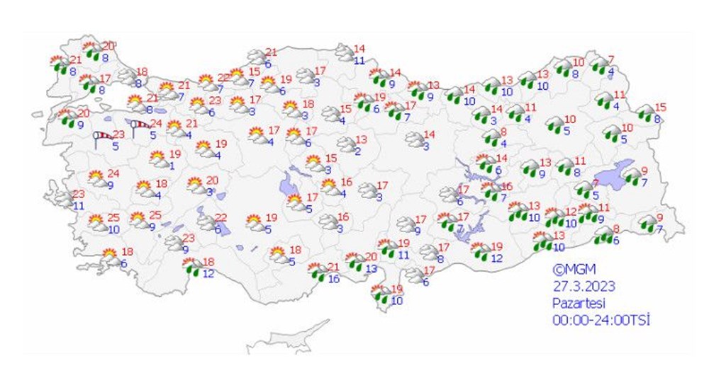 Önce yağmur sonra kar geliyor (Meteoroloji'den haftalık hava durumu raporu) - 5